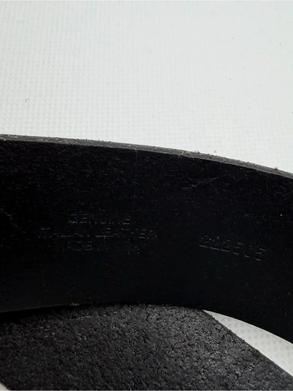 MEN'S BANANA REPUBLIC BLACK GENUINE LEATHER BELT SIZE 34 inches XS